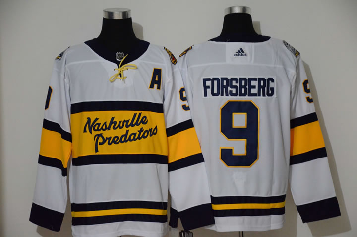 Predators 9 Filip Forsberg White 2020 Winter Classic Adidas Jersey,We sell and wholesale Predators 9 Filip Forsberg White 2020 Winter Classic Adidas Jersey on line form chian!